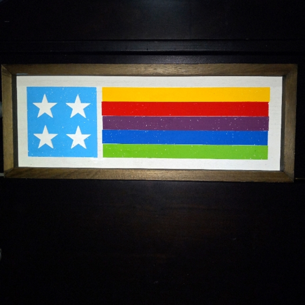 Wall Picture Rainbow Flag 🌈 Picture.